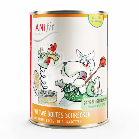 Dog Accessories Wet pet food Widow Bolte's Scare (Witwe Boltes Schrecken) 400g 6 Piece -1- Anifit